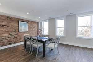 Dining Area, Exposed Brick