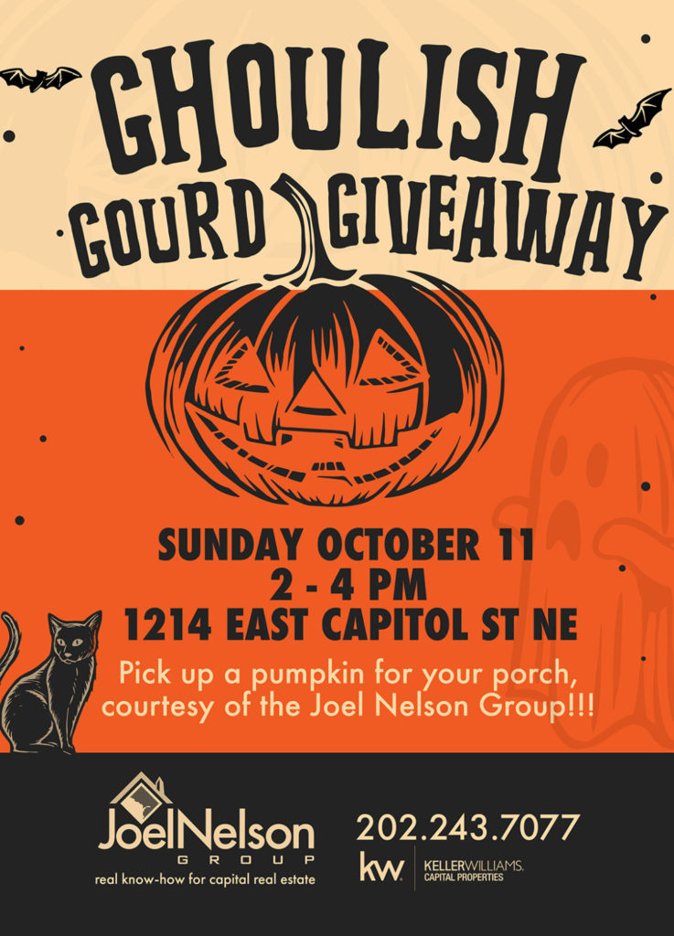 Ghoulish Gourd Giveaway Poster